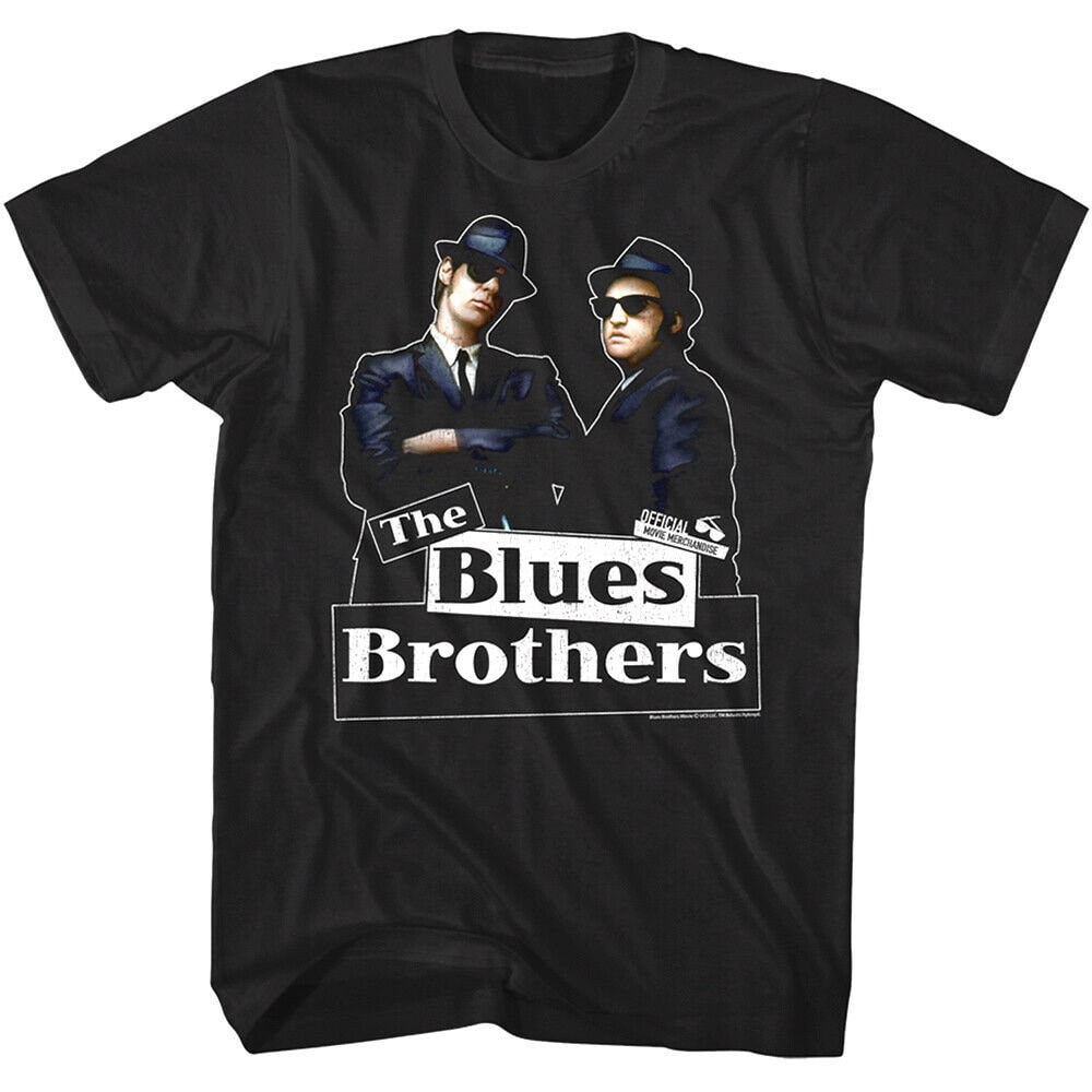 The Blues Brothers T-Shirt | Jake & Elwood On Mission Graphic Tee | Comedy Musical Movie | Belushi and Dan Top | Vintage RnB band Tee Shirt