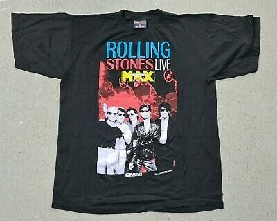 Vintage Rolling Stones Live Max Merch T Shirt From 1994 Brockum 4619