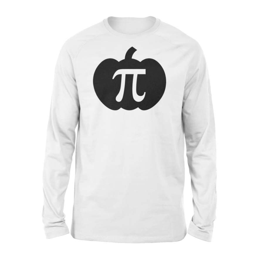 Pumpkin Pi Pie Math Teacher Halloween Funny – Standard Long Sleeve  T-Shirt