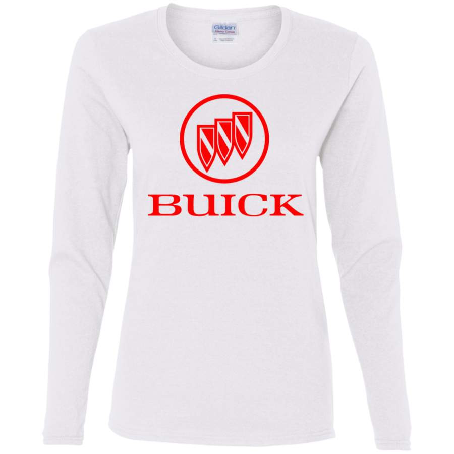 AGR Buick Logo Ladies’ Cotton LS T-Shirt