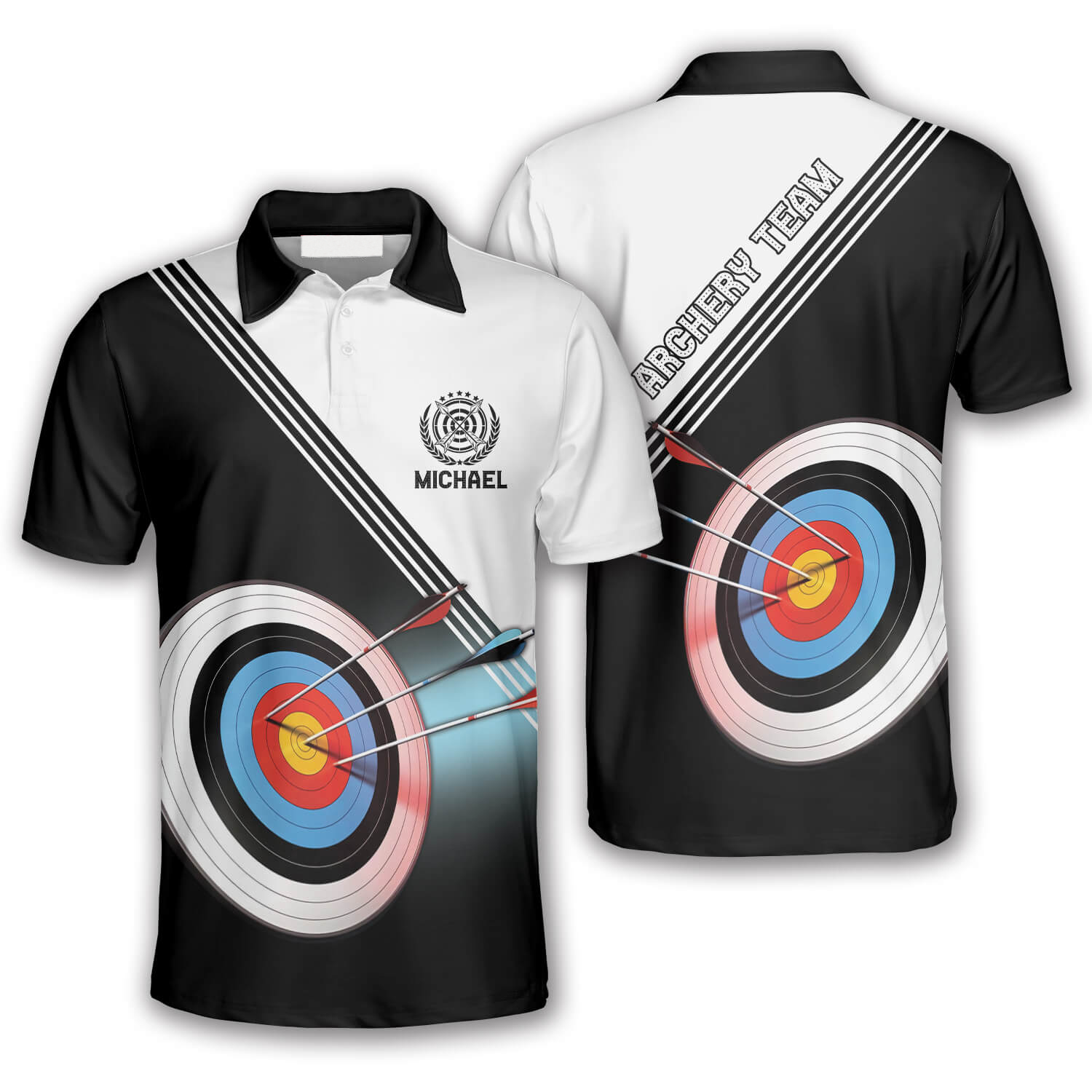 Archery Practice Makes Perfect Custom Archery Shirts For Men, Uniform For Team Archery