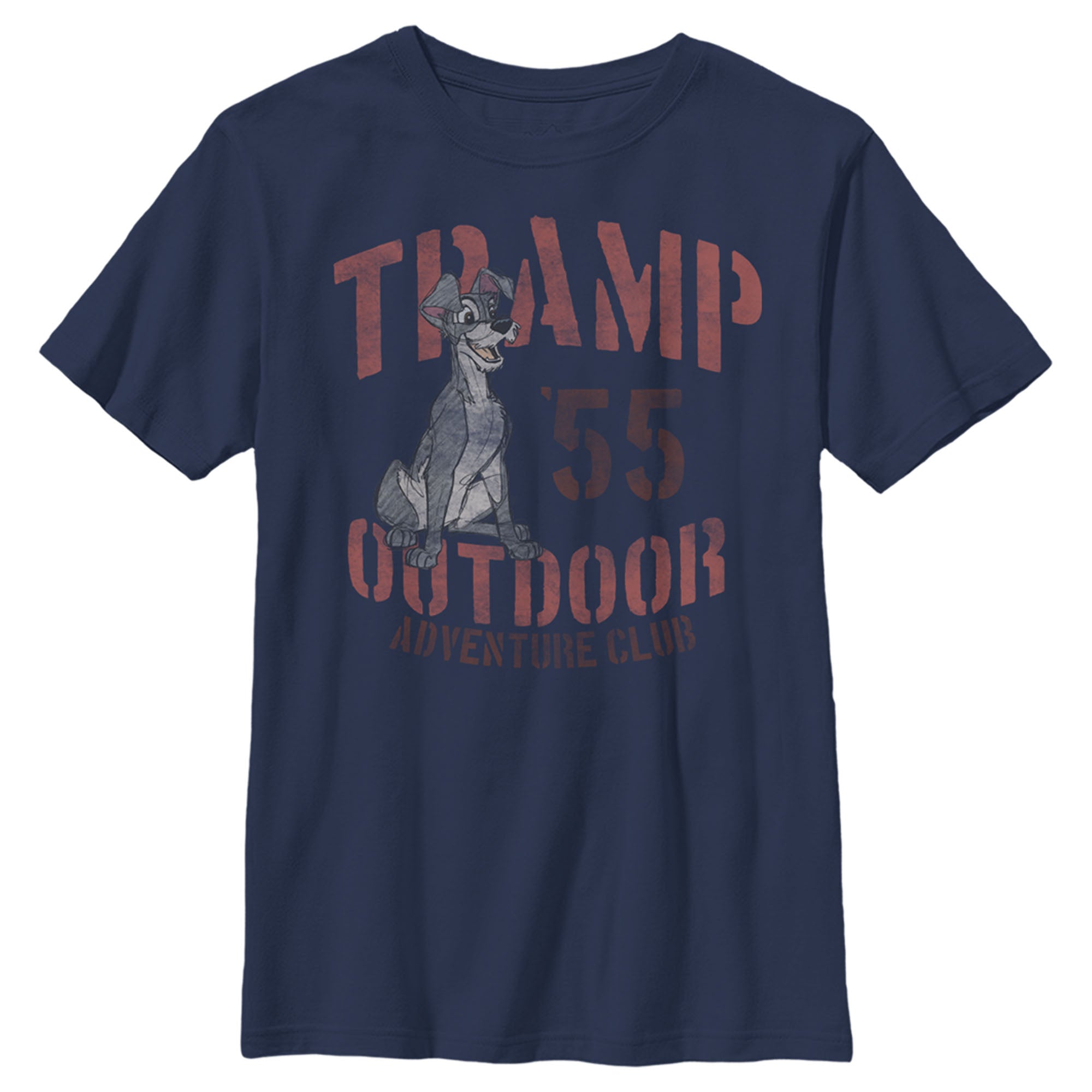 Boy’S Lady And The Tramp Outdoor Adventure Club T-Shirt