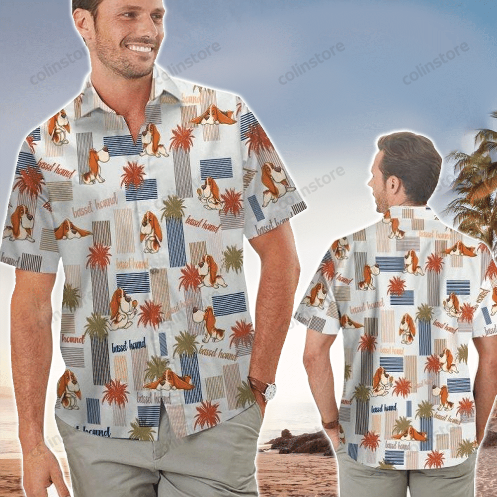 Basset Hound Aloha Hawaii Shirt For Dog Lovers Ha11687