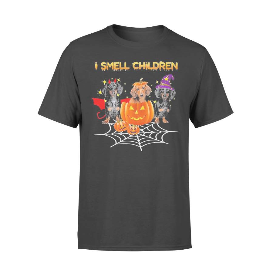 Dachshund Gang I Smell Children Halloween T-shirt