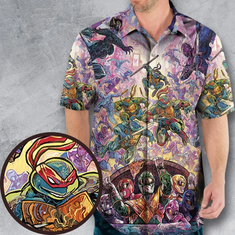 Shell Yeah Teenage Mutant Ninja Turtles Hawaiian Shirt