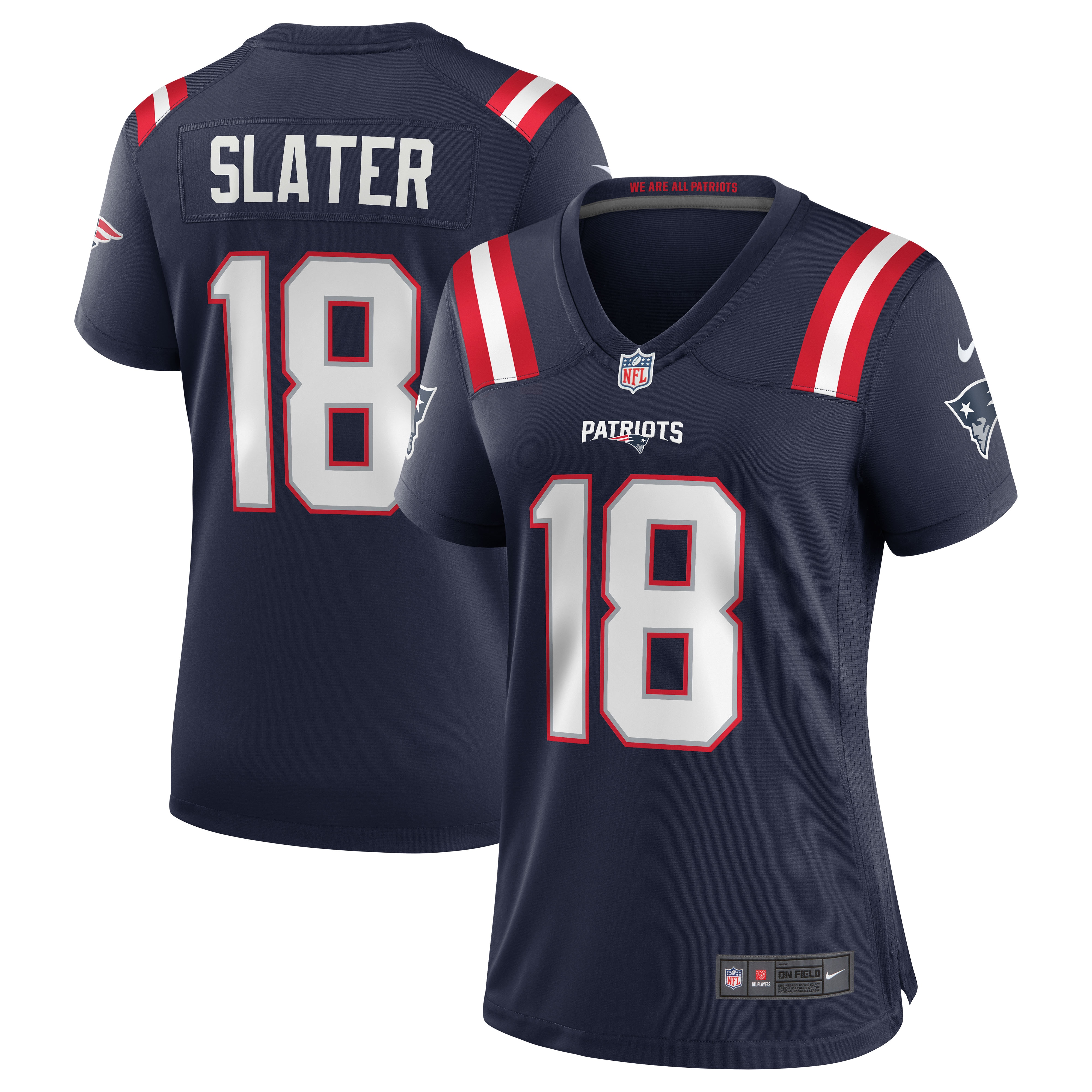 Matthew Slater New England Patriots Women's Game Jersey – Navy