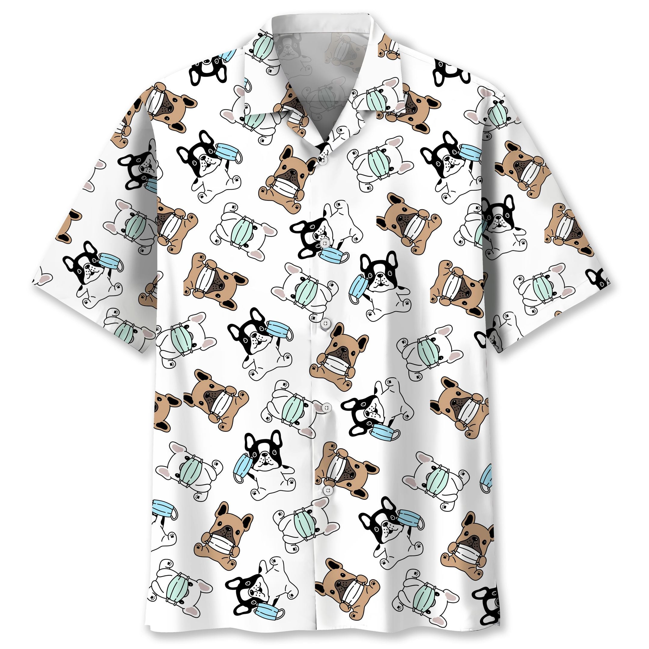 French Bulldog Funny Hawaii Hawaii Aloha Shirt For Dog Lover Ha71384