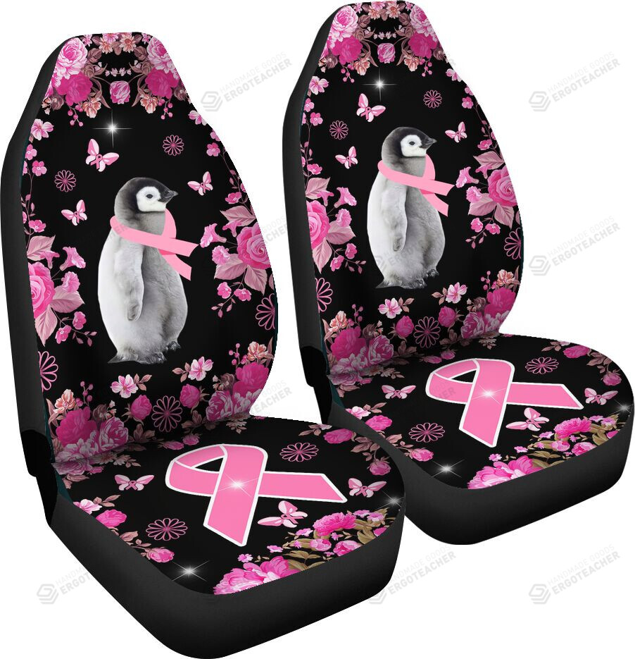 Penguin Never Stop Hope In The Future Car Seat Covers