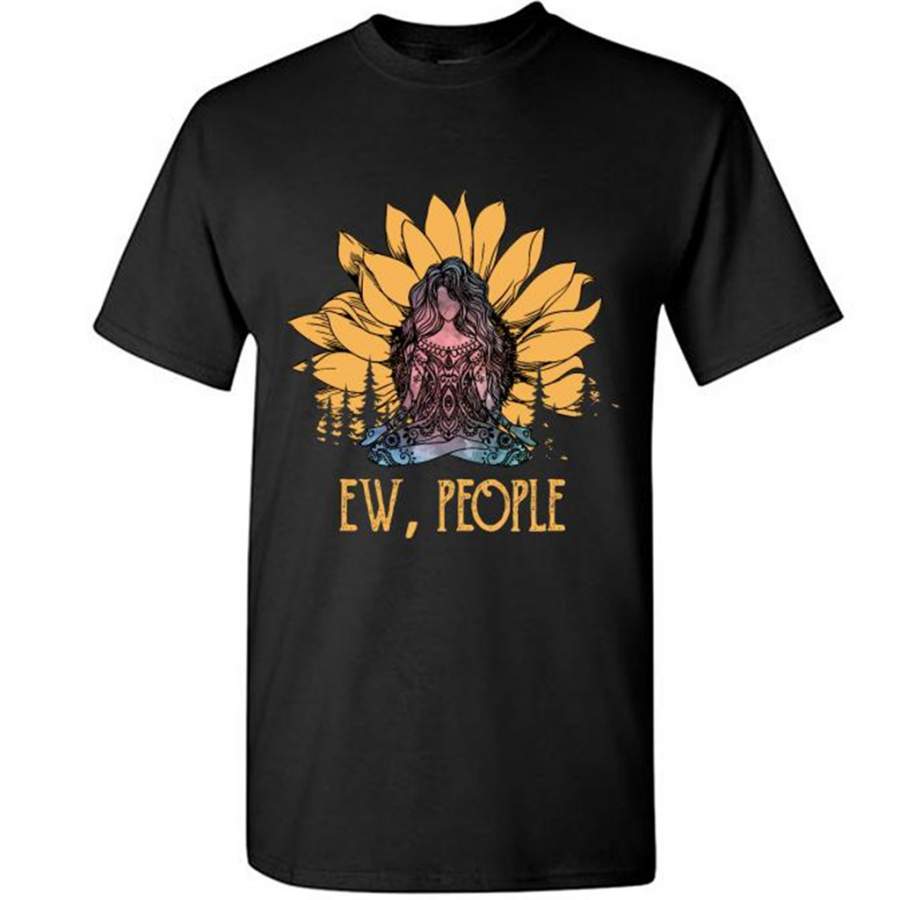 Ew People, Yoga Hippie Girl Vintage Retro Classic – Gildan Short Sleeve Shirt