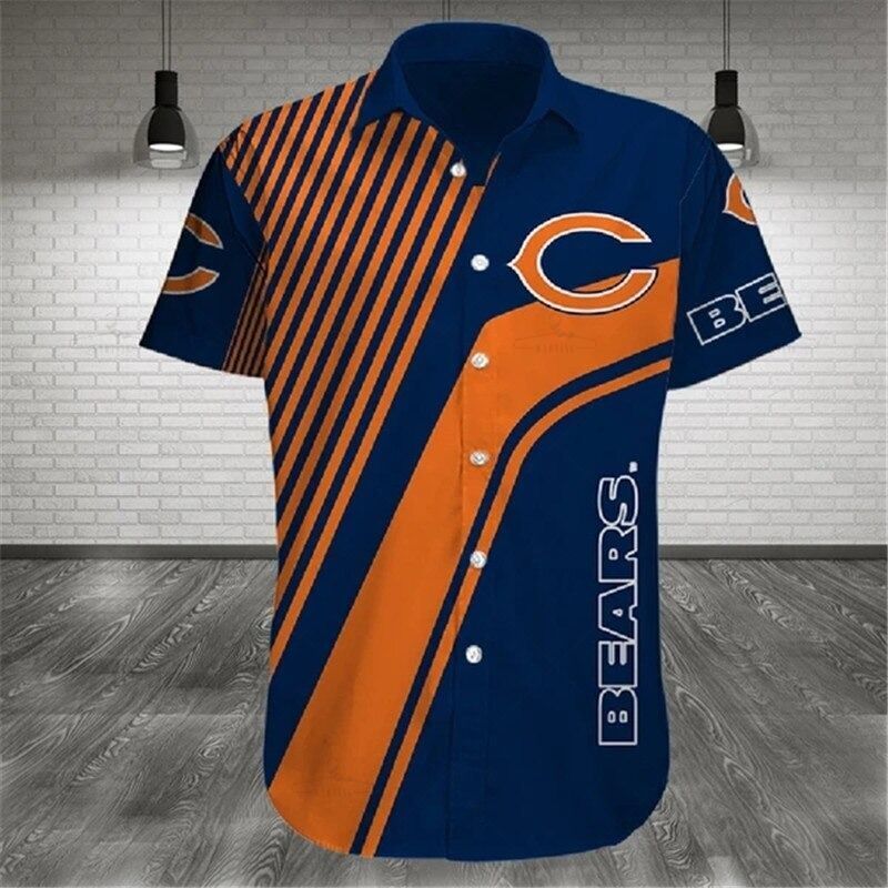 Chicago Bears Shirt Summer Cross Design S