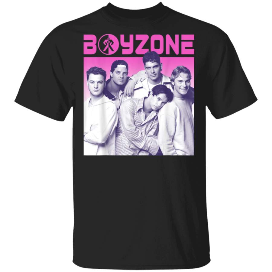 Boyzone Official Pink Retro 90s TShirt