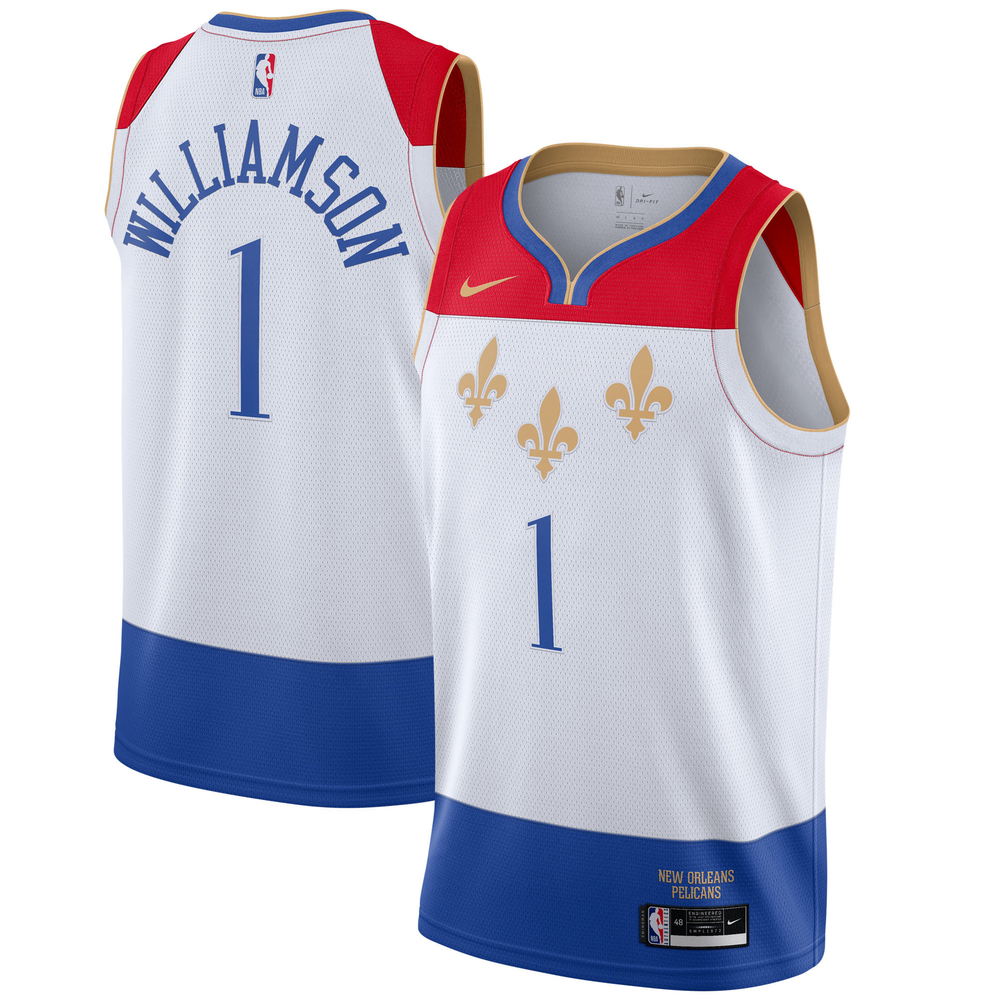 Zion Williamson New Orleans Pelicans 2020/21 Swingman Jersey White – City Edition NBA