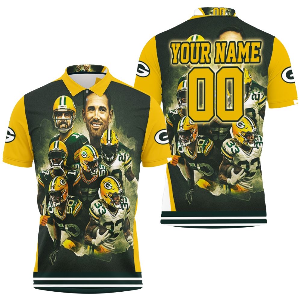 Green Bay Packers Nfc Noth Champions Legend Players Personalized Polo Shirt