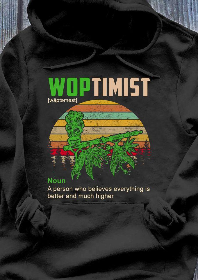 Woptimist Definition Gift Standard Hoodie