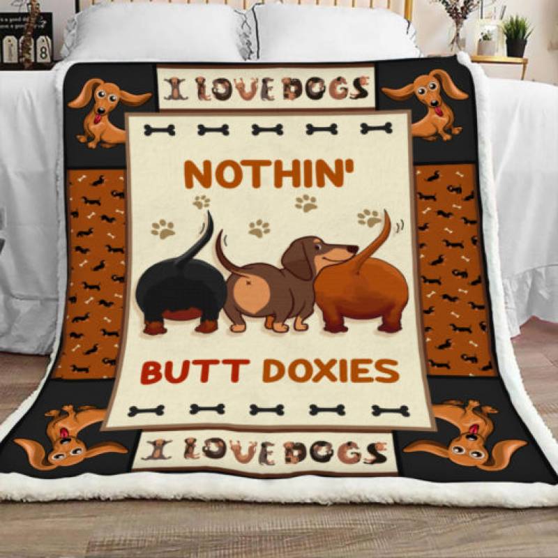 Dachshund Dog Sherpa Blanket DCB2802 78O58