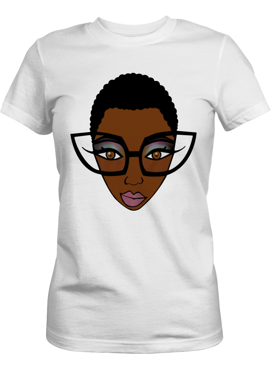 Shirt For Black Women Natural Short Hair Art Shirt For Black Girl