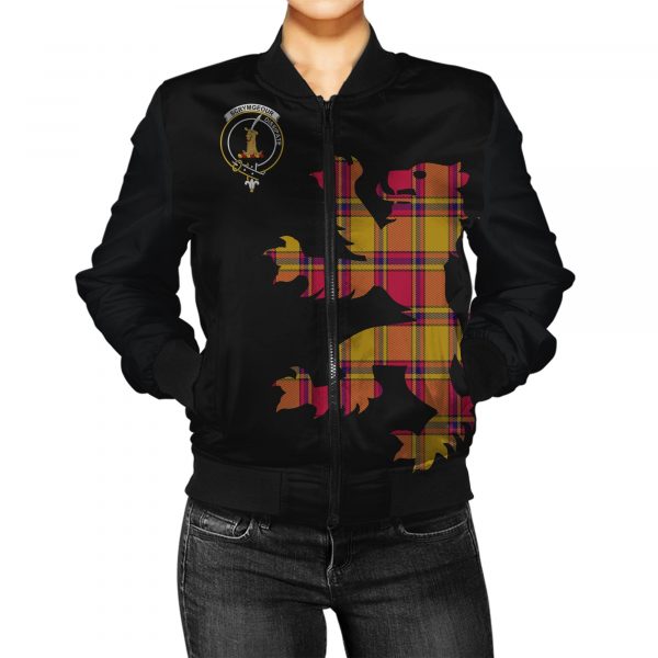 Scrymgeour Lion & Thistle All Over Printed Bomber Jacket Us Size