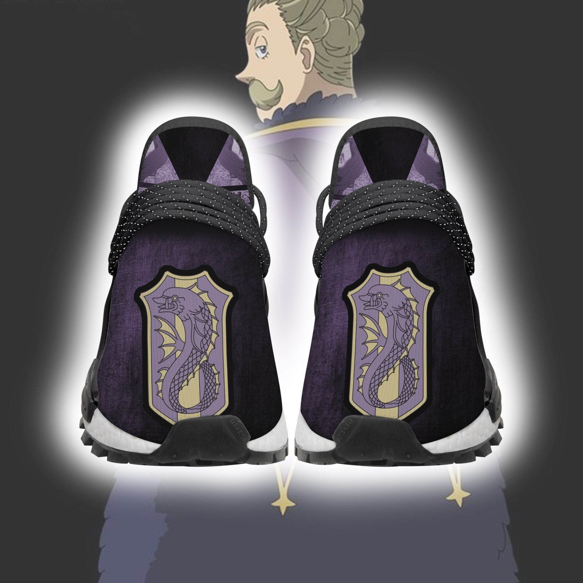 Purple Orca Shoes R1 Magic Knight Black Clover Anime Shoes