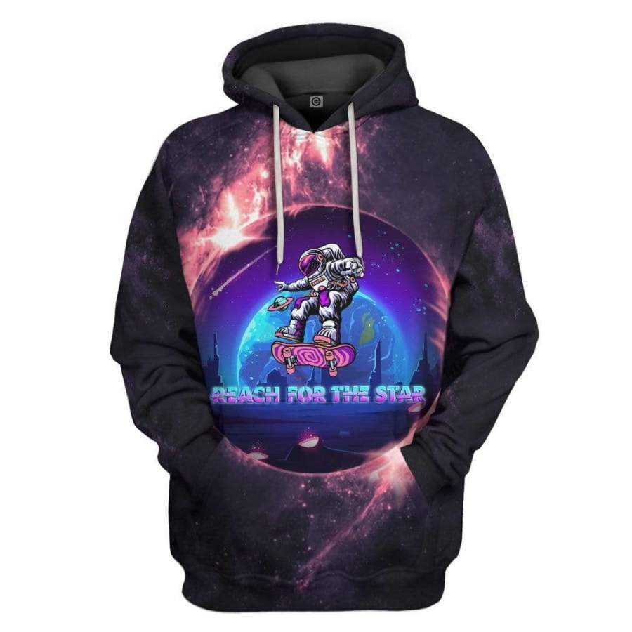 Gearhuman 3D Custom National Astronaut Hoodie Apparel