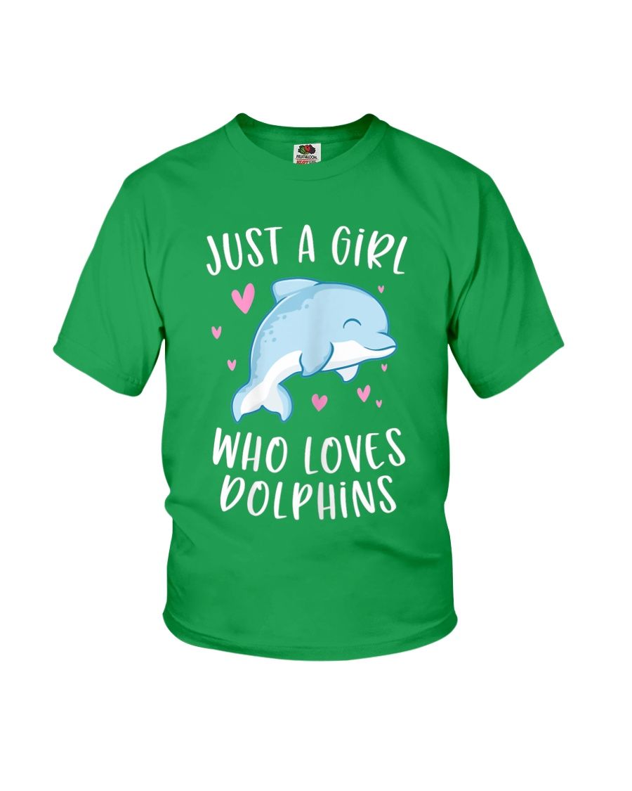 Just A Girl Who Loves Dolphins YQ1504290CL T-Shirt