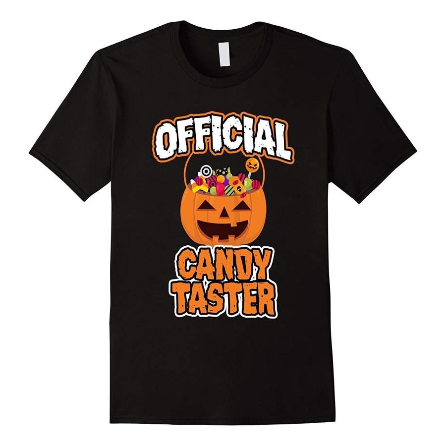 Official Candy Taster Funny Halloween T-Shirt Men T-Shirt Fashion Cotton T-Shirt