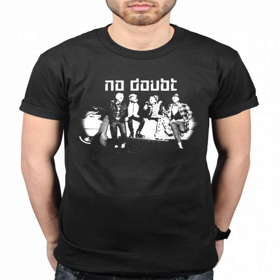 No Doubt Black & White Pose NEW T-Shirt Rock Band Merch Gwen Stefani