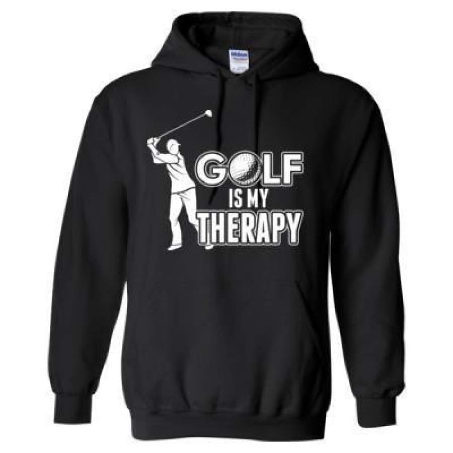 AGR Golf Is My Therapy – Heavy Blend™ Hooded Sweatshirt