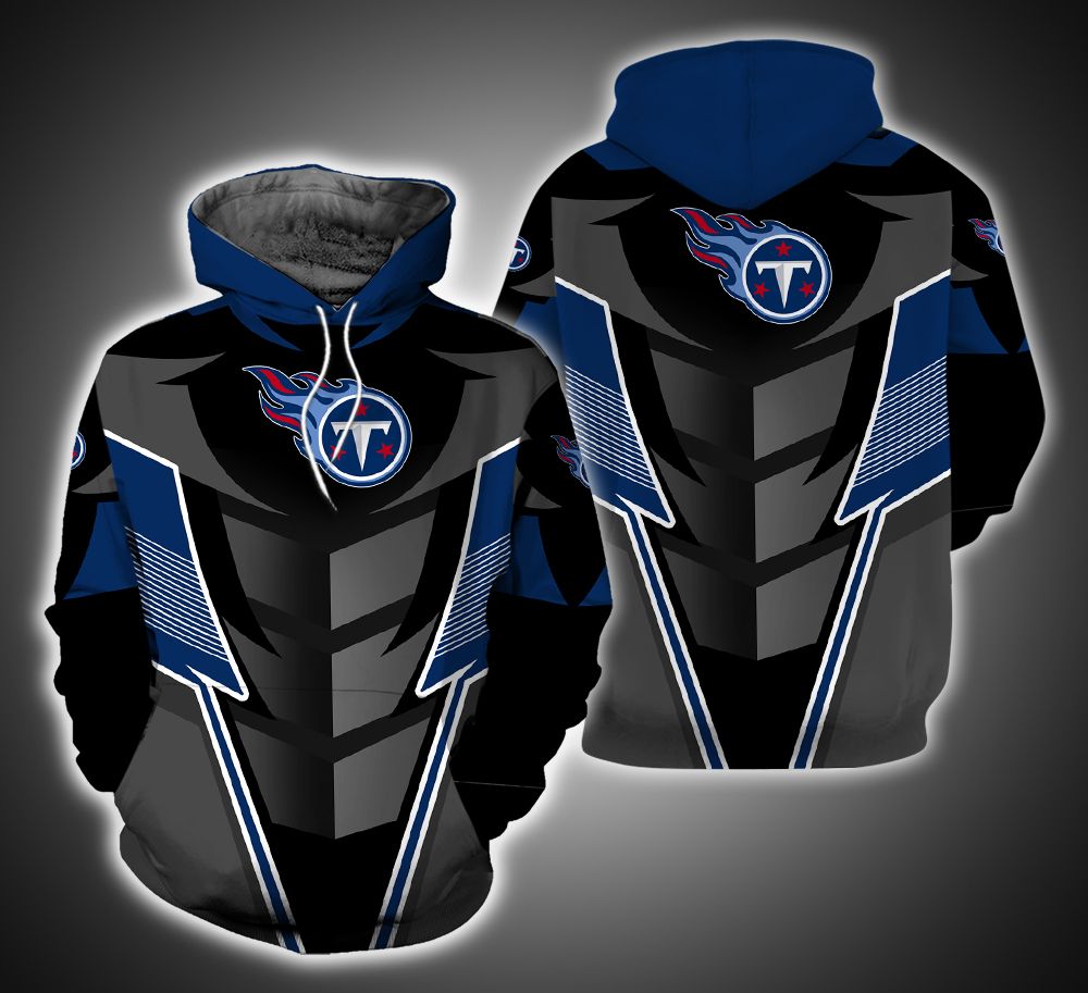 Tennessee Titans Armor 3D Printed Hoodie