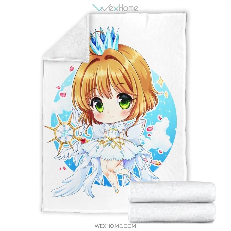 Chibi Sakura Anime Premium Blanket