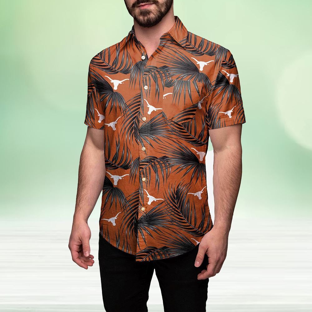 Texas Longhorns Original Hawaiian Button Up Shirt