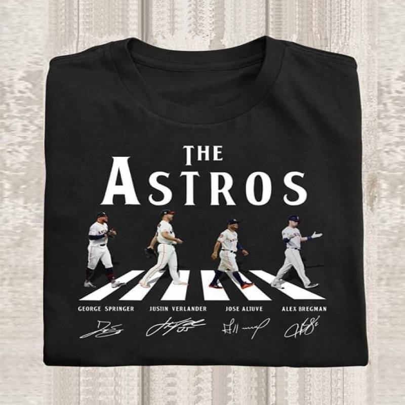 the astros houston astros abbey road signed t shirt