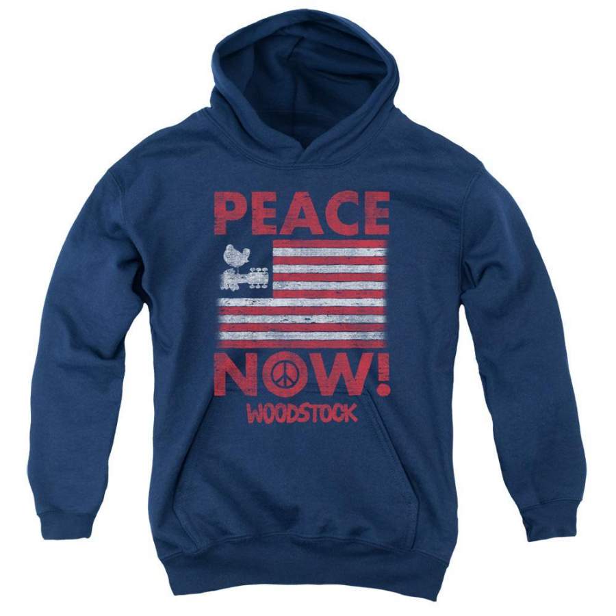 Woodstock Peace Now Youth Hoodie (Ages 8-12)