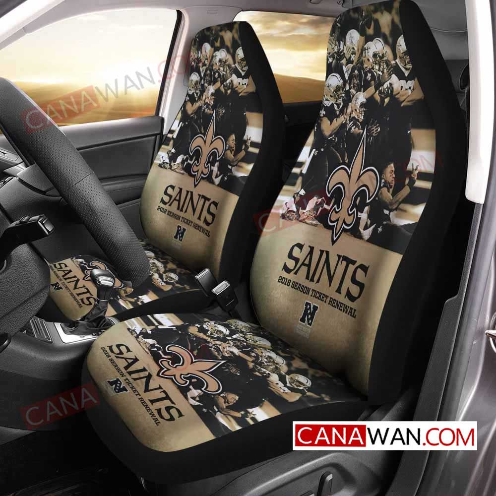 New Orleans Saints Style130 3D Customized Personalized Car Seat Cover