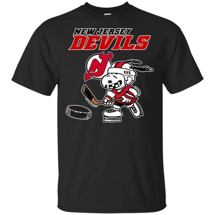 New Jersey Devils Snoopy Hockey T-shirt Funny Fan Men Women