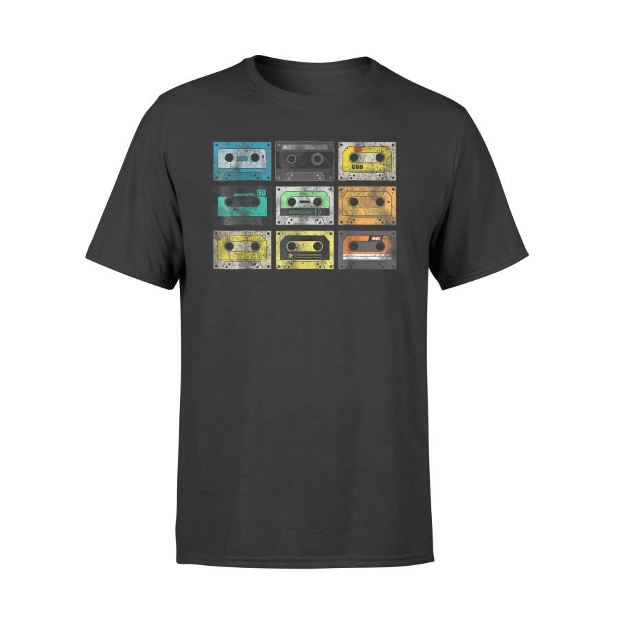 Vintage Audio Cassette Shirt 80s 90s Retro Tshirt – Standard T-shirt