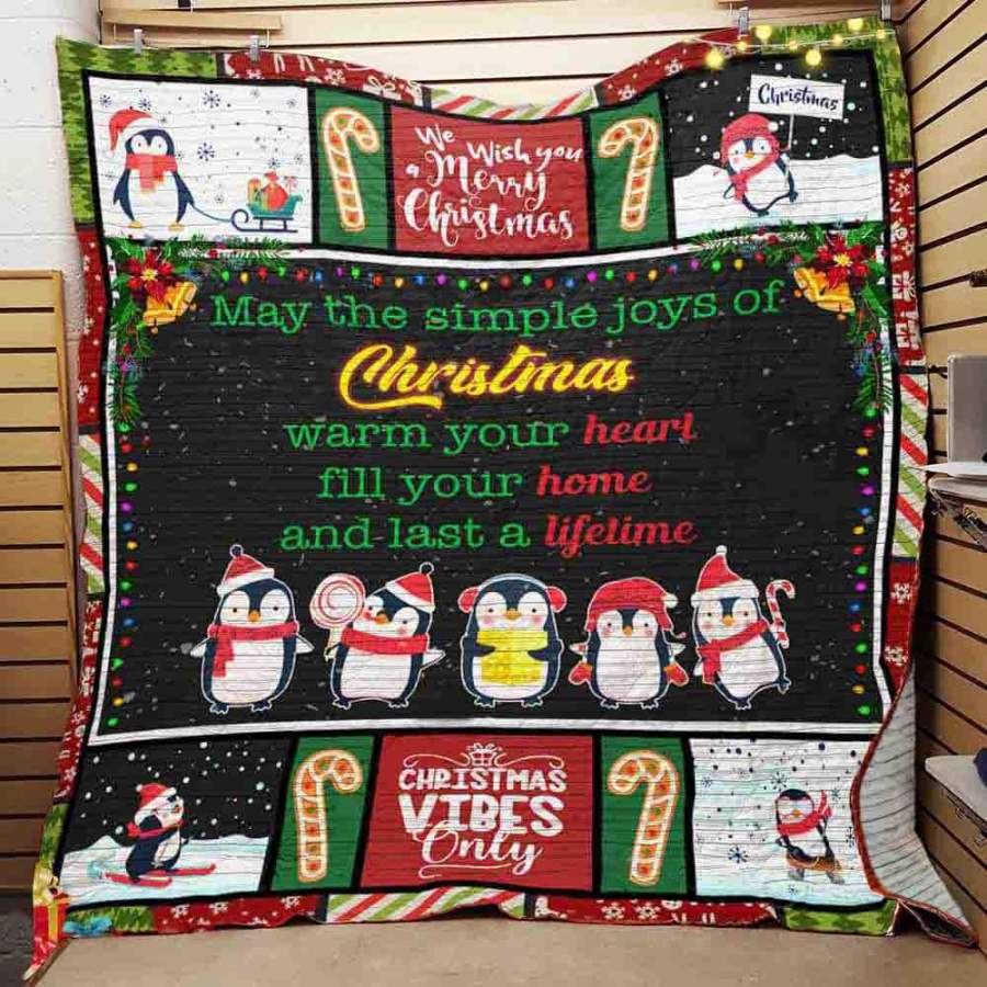 MP0310 – Penguin – Christmas Warm Your Heart – Quilt