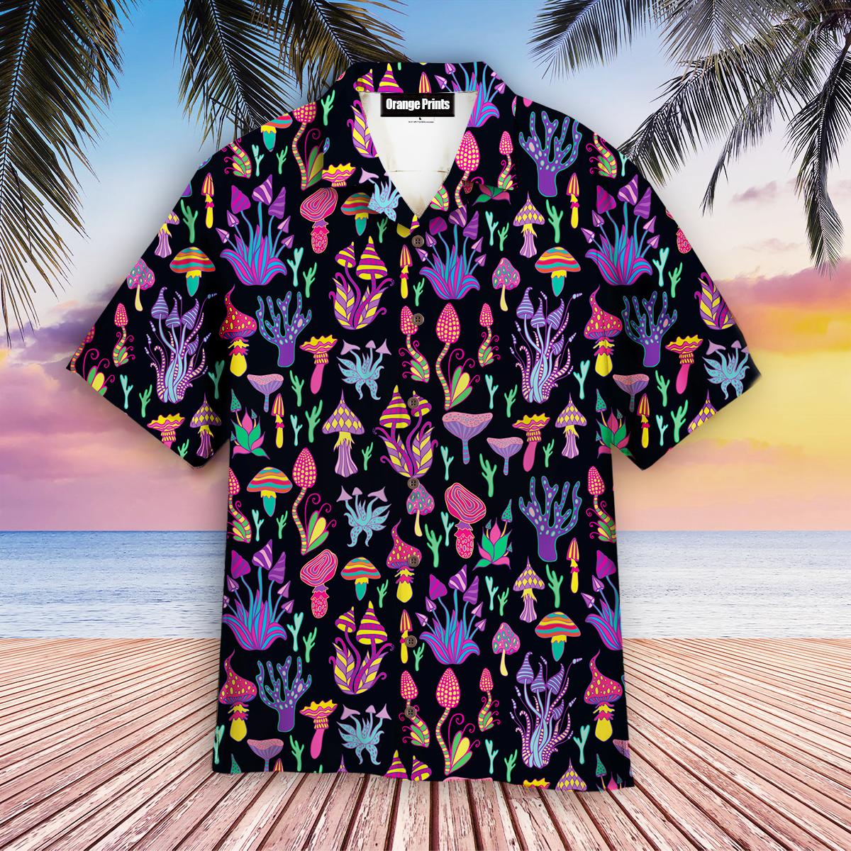 Magic Psychedelic Mushroom Aloha Hawaii Shirts For Men Women Ha12137