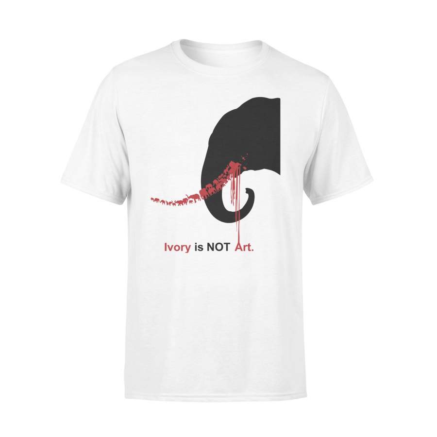 Ivory Is Not Art Save The Elephant Earth Day T-Shirt