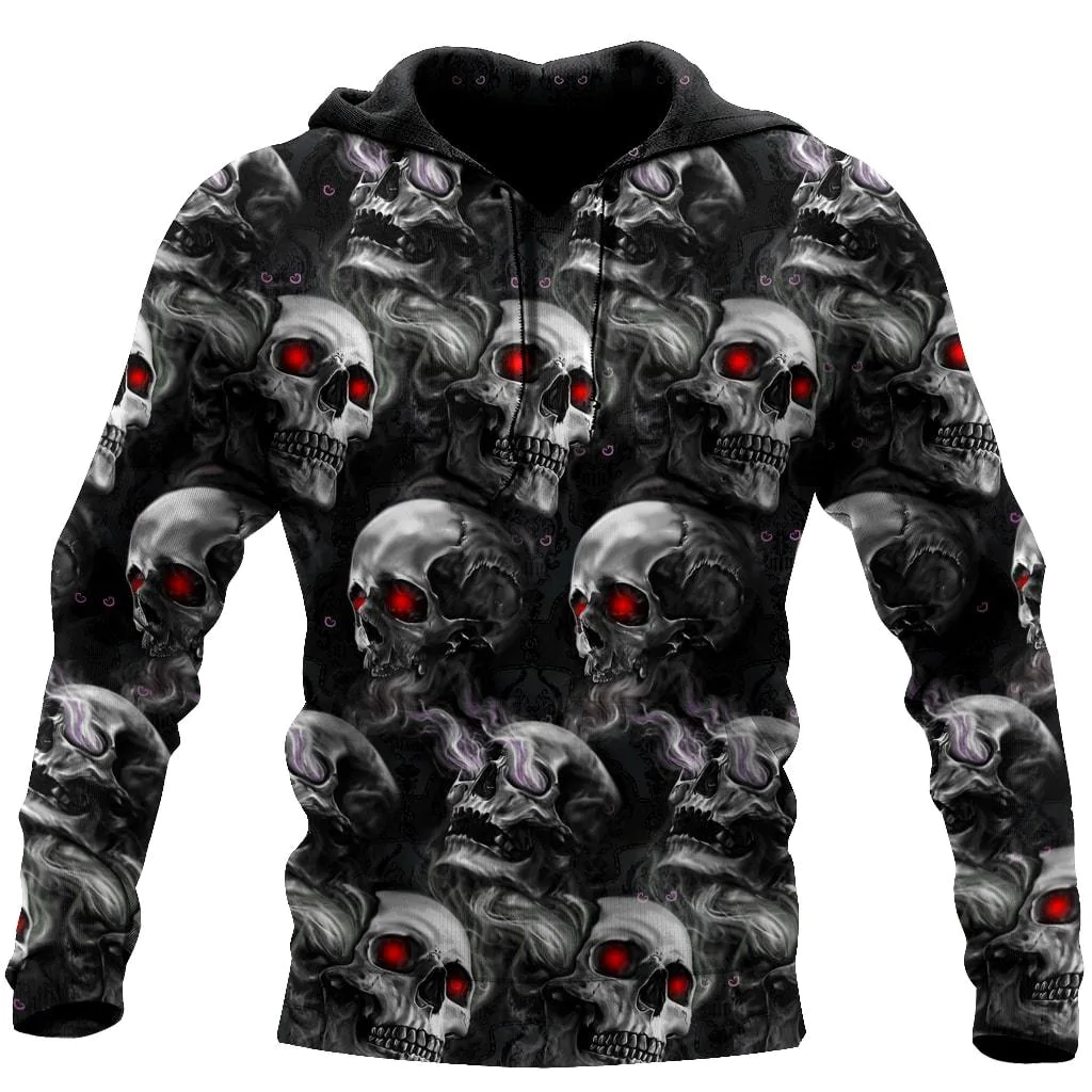 Skull Art Hoodie For Men And Women, Many Skull On Hoodies, Sublimation Skull On Hoodie 3D