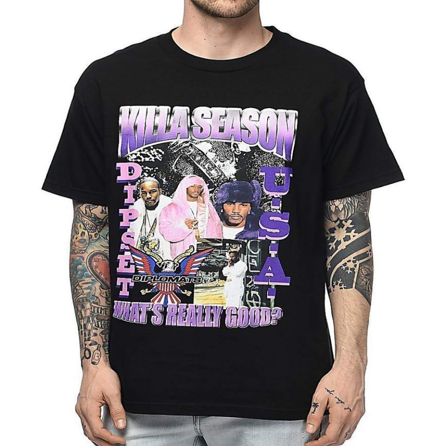 Dipset Killa Season Tour Black T-Shirt