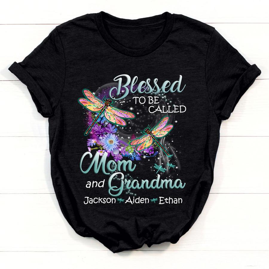 Lovelypod – Blessed To Be Called Mom And Grandma, T-Shirt