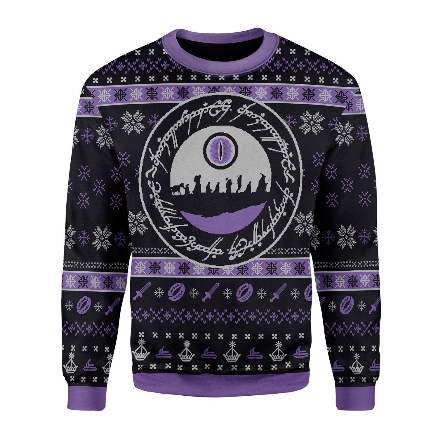 The Fellowship Ugly Christmas Sweater | Unisex | Adult | Us3457