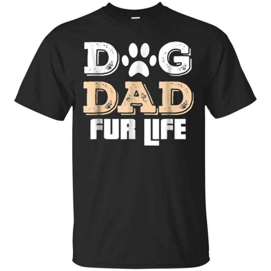 AGR Dog Dad Fur Life T Shirt Gift For Dog Lover Fathers Day Jaq T-shirt