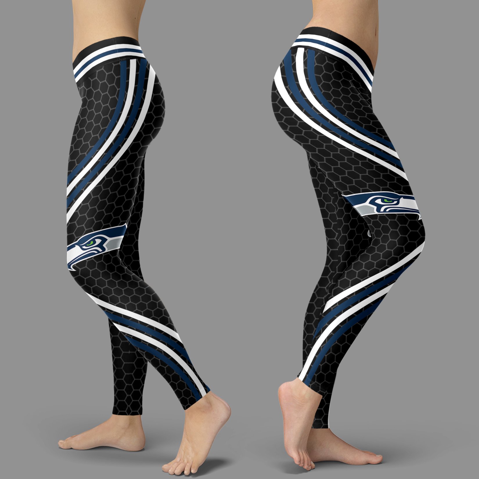 Black Curve Seattle Seahawks Leggings