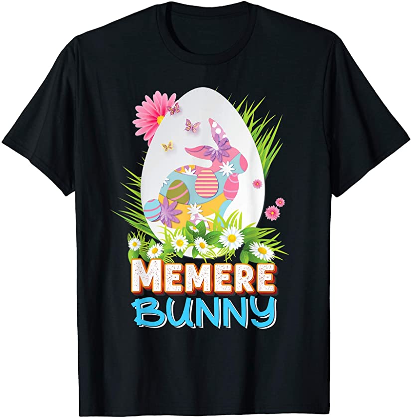 Memere Bunny Cute Matching Family Rabbit Easter Egg Hunt T-Shirt