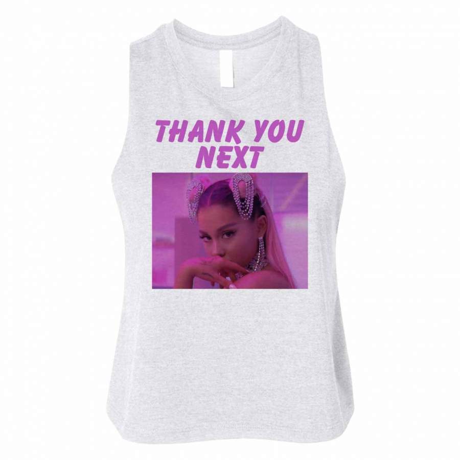 Ariana Grande Thank U Next Woman Crop Tanktop