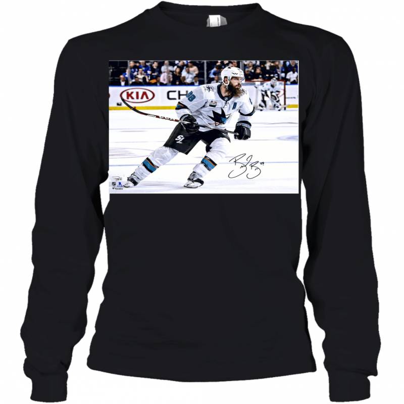 Brent Burns San Jose Sharks Autographed Youth Long Sleeve