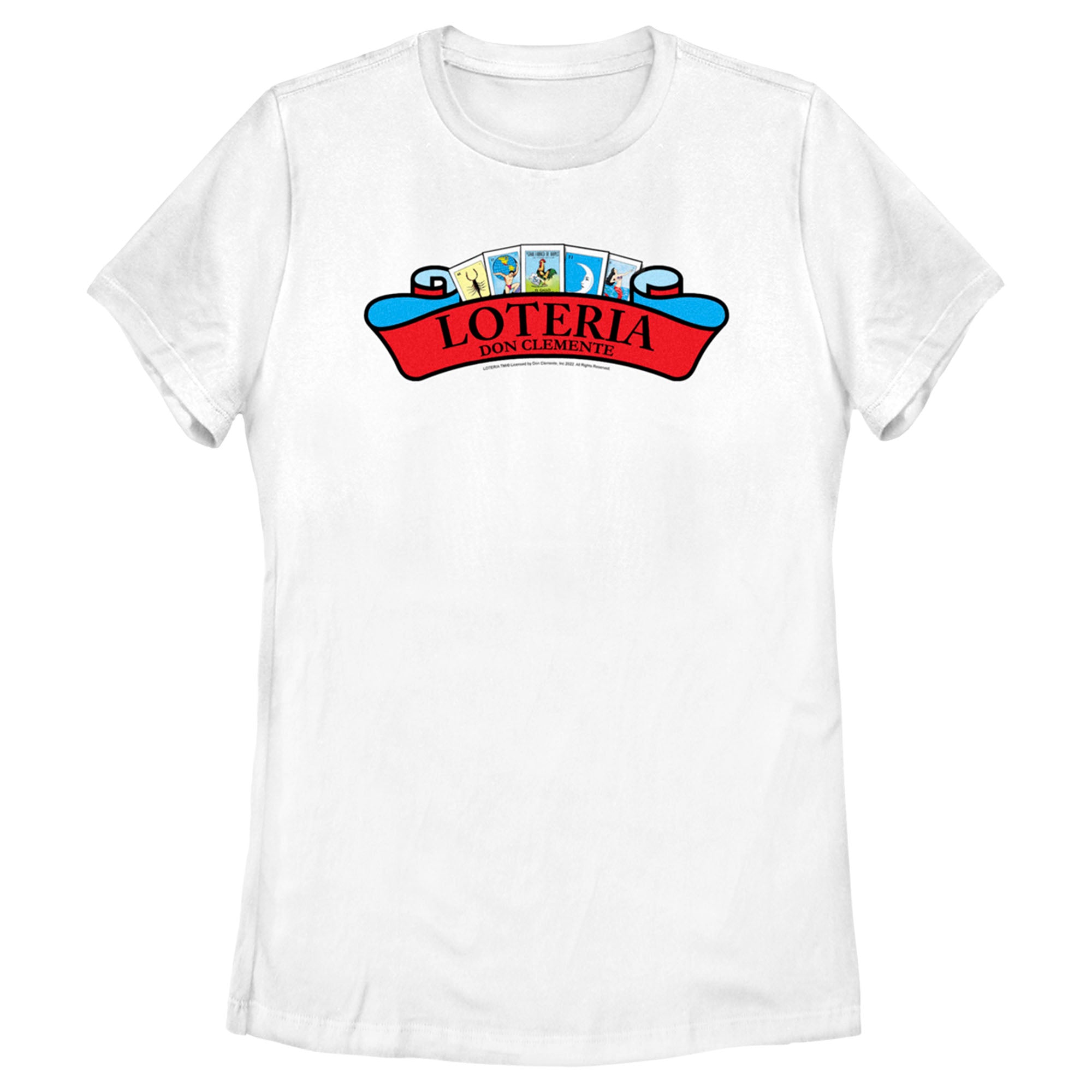 Women’S Loteria Don Clemente Card Game Logo T-Shirt