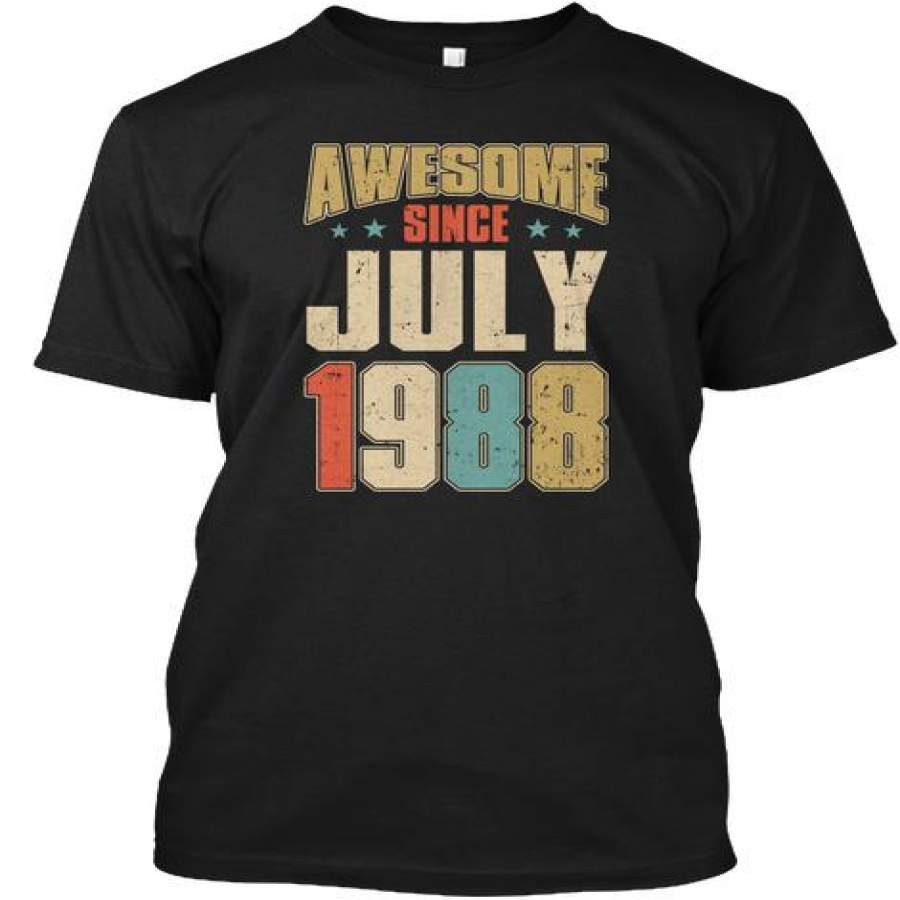 Vintage Retro Since July 1988 Shirt