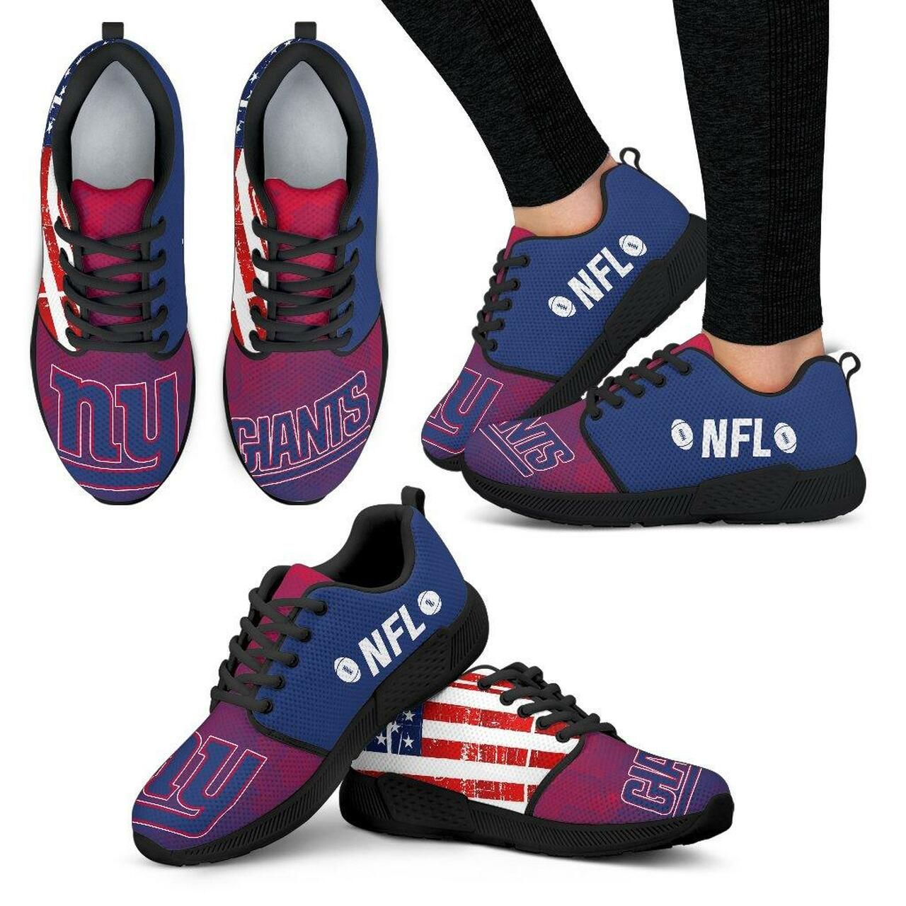 New York Giants Sneakers Simple Fashion Shoes Athletic Sneaker Running Shoes For Men, Women Shoes14960